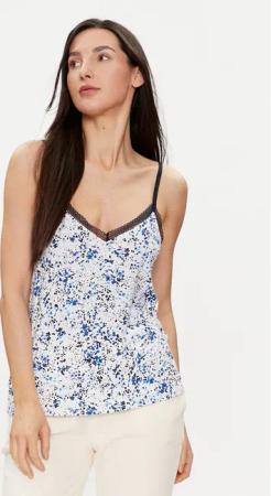 Tommy Hilfiger Pyjama-T-Shirt UW0UW05193 Blau Regular Fit
