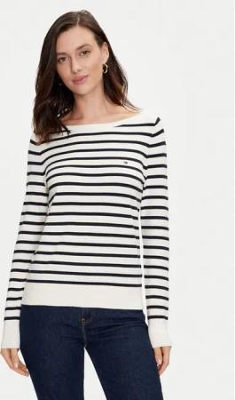 Tommy Hilfiger Pullover WW0WW40099 Écru Regular Fit
