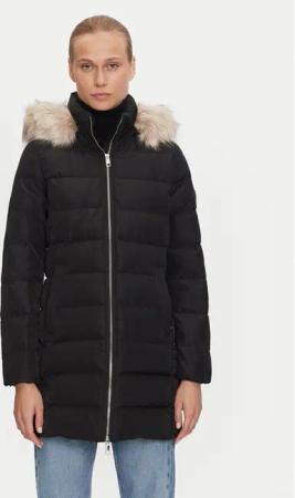 Tommy Hilfiger Daunenjacke Heritage WW0WW43234 Schwarz Regular Fit