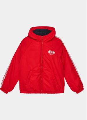 Tommy Hilfiger Übergangsjacke Heritage Logo Windbreaker KB0KB08880 Rot Regular Fit