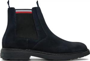 Tommy Hilfiger Klassische Stiefeletten Chelsea FM0FM05191 Dunkelblau