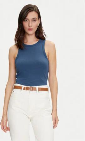 Tommy Hilfiger Top WW0WW38635 Blau Slim Fit