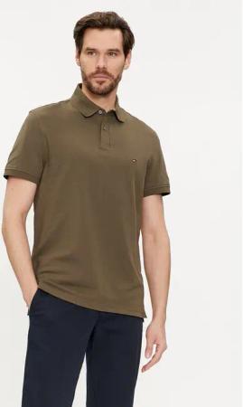 Tommy Hilfiger Poloshirt 1985 MW0MW17770 Khakifarben Regular Fit