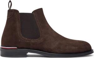 Tommy Hilfiger Klassische Stiefeletten Core Rwb Hilfiger Suede Chelsea FM0FM04757 Braun
