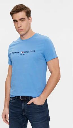 Tommy Hilfiger T-Shirt Logo MW0MW11797 Blau Regular Fit