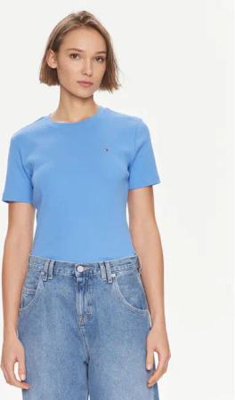 Tommy Hilfiger T-Shirt New Cody WW0WW40587 Blau Slim Fit