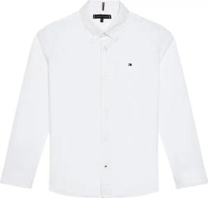 Tommy Hilfiger Hemd Solid Poplin KB0KB06965 D Weiß Slim Fit