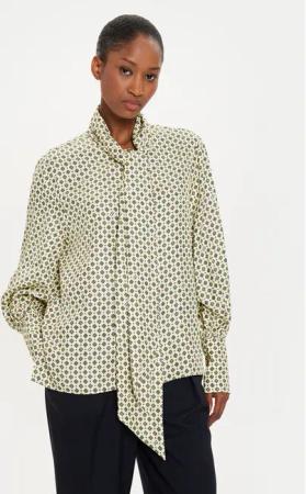 Tommy Hilfiger Bluse WW0WW42294 Gelb Relaxed Fit