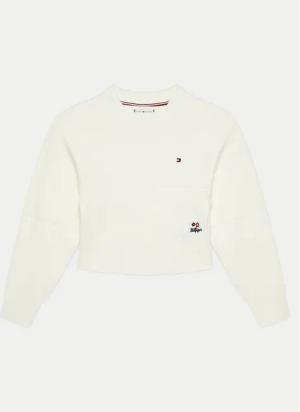 Tommy Hilfiger Pullover KG0KG08078 Écru Regular Fit