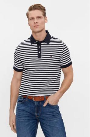 Tommy Hilfiger Poloshirt 1985 MW0MW17771 Dunkelblau Slim Fit