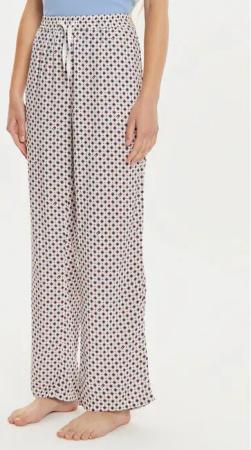 Tommy Hilfiger Pyjamahose UW0UW05225 Écru Regular Fit