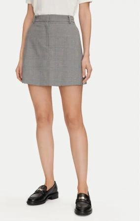 Tommy Hilfiger Trapezförmiger Rock WW0WW42249 Grau Regular Fit
