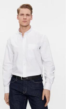 Tommy Hilfiger Hemd Oxford Monotype MW0MW33797 Weiß Slim Fit