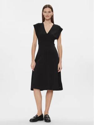 Tommy Hilfiger Kleid für den Alltag WW0WW40731 Schwarz Regular Fit