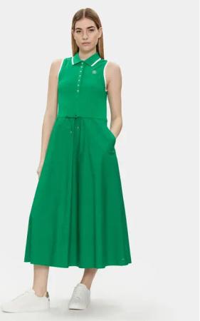 Tommy Hilfiger Sommerkleid WW0WW41272 Grün Regular Fit
