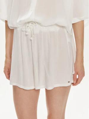 Tommy Hilfiger Stoffshorts UW0UW05332 Weiß Relaxed Fit