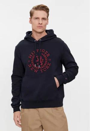 Tommy Hilfiger Sweatshirt Big Icon MW0MW33650 Dunkelblau Regular Fit