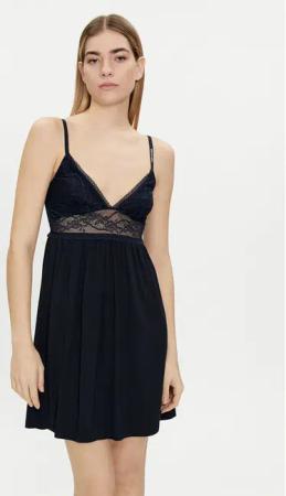 Tommy Hilfiger Nachthemd UW0UW03578 Dunkelblau