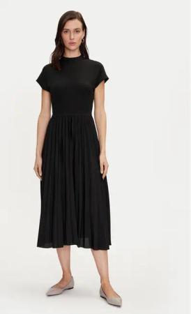 Tommy Hilfiger Kleid für den Alltag WW0WW42020 Schwarz Regular Fit