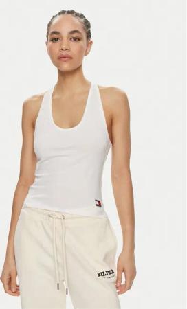 Tommy Hilfiger 2er-Set Tops UW0UW05014 Weiß Slim Fit