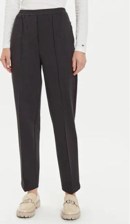 Tommy Hilfiger Stoffhose WW0WW43633 Schwarz Straight Fit