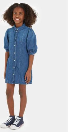 Tommy Hilfiger Jeanskleid KG0KG07562 Blau Regular Fit