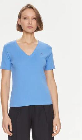 Tommy Hilfiger T-Shirt New Cody WW0WW40584 Blau Slim Fit