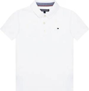 Tommy Hilfiger Poloshirt Boys Tommy KB0KB03975 S Weiß Regular Fit