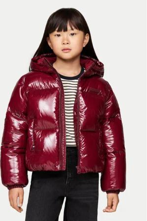 Tommy Hilfiger Daunenjacke New York KG0KG08496 Dunkelrot Regular Fit