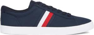Tommy Hilfiger Sneakers aus Stoff Iconic Vulc Stripes Mesh FM0FM05072 Dunkelblau