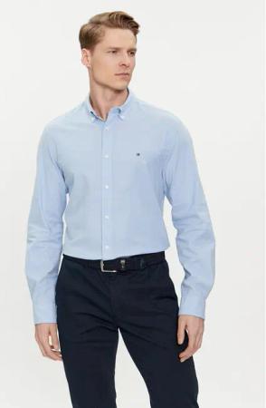 Tommy Hilfiger Hemd 1985 MW0MW29968 Himmelblau Regular Fit