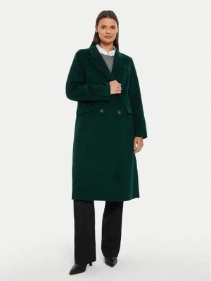 Tommy Hilfiger Wollmantel WW0WW42621 Grün Regular Fit