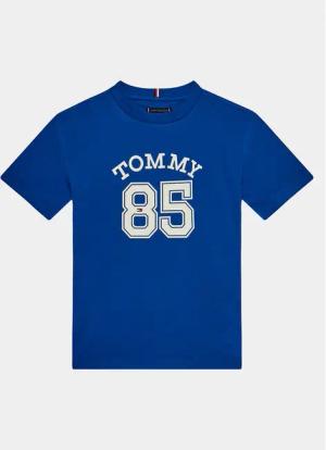 Tommy Hilfiger T-Shirt Mesh Varsity Tee S/S KB0KB08683 Blau Regular Fit