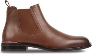 Tommy Hilfiger Klassische Stiefeletten Core Rwb Hilfiger Lth Chelsea FM0FM04806 Braun