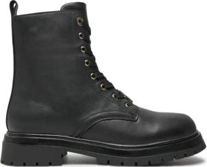 Tommy Hilfiger Schnürstiefeletten Lace Up Bootie T3A5-33568-0092 S Schwarz