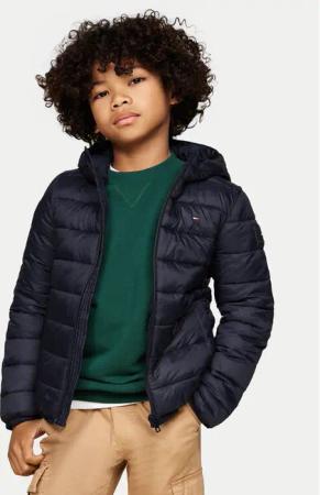 Tommy Hilfiger Daunenjacke KS0KS00584 D Dunkelblau Regular Fit