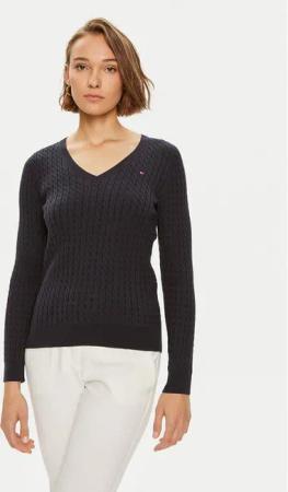 Tommy Hilfiger Pullover WW0WW40999 Dunkelblau Regular Fit