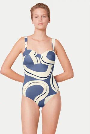 Triumph Badeanzug Summer Allure 10214506 Blau