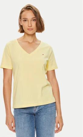 Tommy Hilfiger T-Shirt Modern WW0WW39781 Gelb Regular Fit