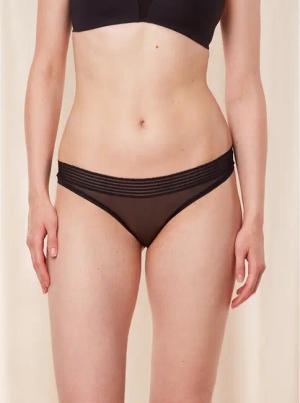 Triumph Klassischer Damenslip Tempting Sheer Highleg Tai 10215956 Schwarz