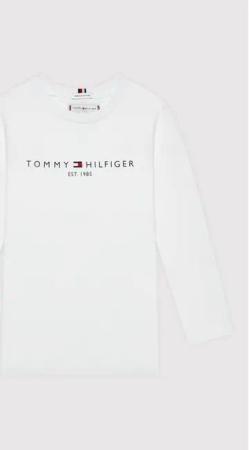 Tommy Hilfiger Bluse Essential KS0KS00202 D Weiß Regular Fit