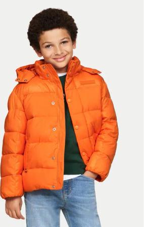 Tommy Hilfiger Daunenjacke KB0KB09207 Orange Regular Fit