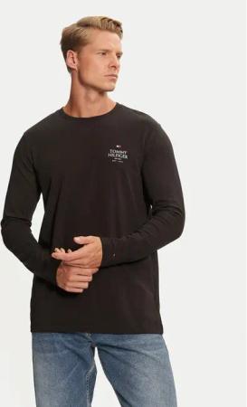 Tommy Hilfiger Longsleeve MW0MW36501 Schwarz Regular Fit