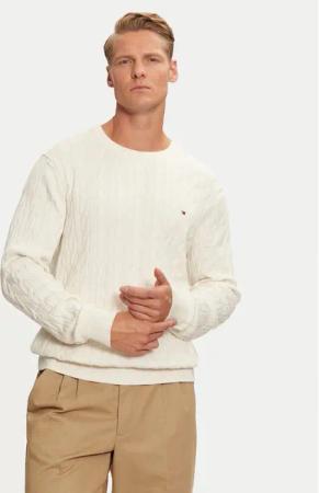 Tommy Hilfiger Pullover MW0MW33132 Weiß Regular Fit