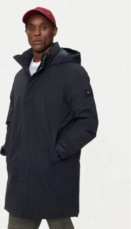 Tommy Hilfiger Parka MW0MW37369 Dunkelblau Regular Fit