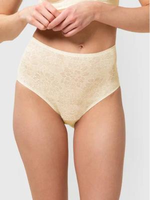 Triumph Klassischer Damenslip mit hoher Taille Fit Smart Maxi 10202477 Beige