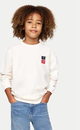 Tommy Hilfiger Sweatshirt KB0KB09191 Écru Regular Fit