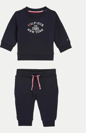 Tommy Hilfiger Jogginganzug Monotype KN0KN01863 Dunkelblau Regular Fit