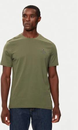Tommy Hilfiger T-Shirt MW0MW36500 Grün Regular Fit
