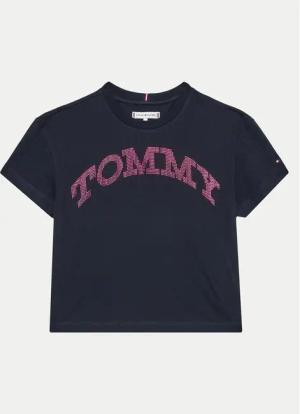 Tommy Hilfiger T-Shirt KG0KG08357 D Dunkelblau Regular Fit